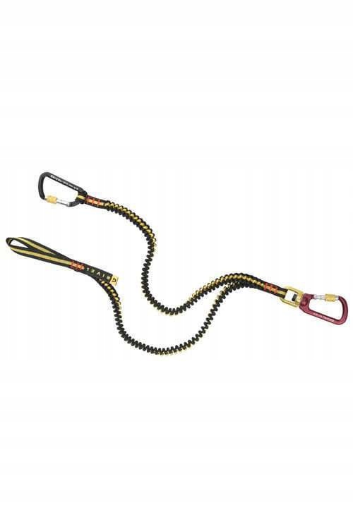 Lonža Grivel double Spring 2.0 Karabina Rotor žlutá