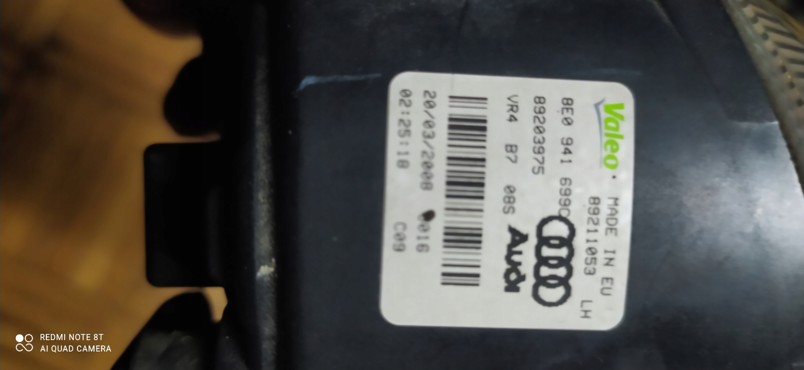 8E0941699C Nebelscheinwerfer links AUDI A3 8P S-Line Original