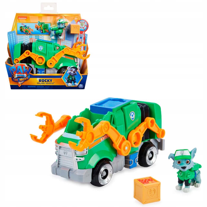 

Psi Patrol Zestaw Śmieciarka Rocky Deluxe