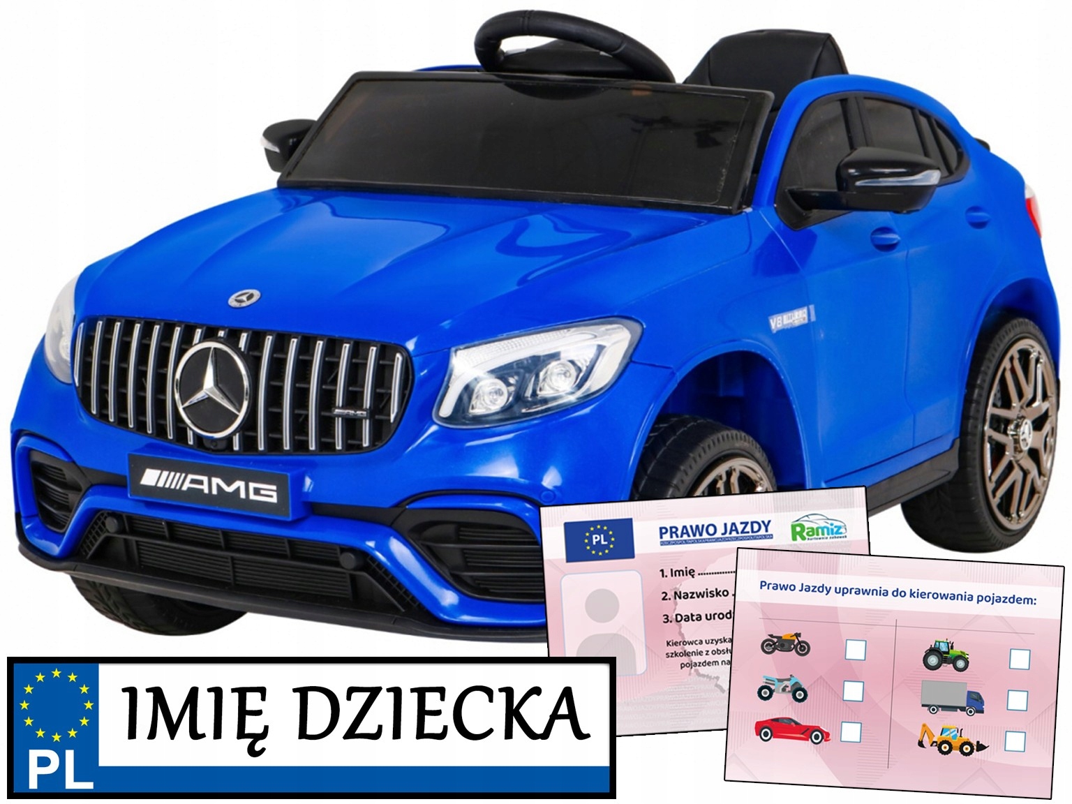 Mercedes Glc 63S samochodzik na akumulator Dziecięcy Jeździk Elektryczny