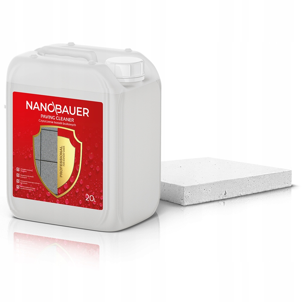 Levně Prostředek Koncentrát Tekutý přípravek na betonové povrchy Nanobauer 20 l na 320-600 m²