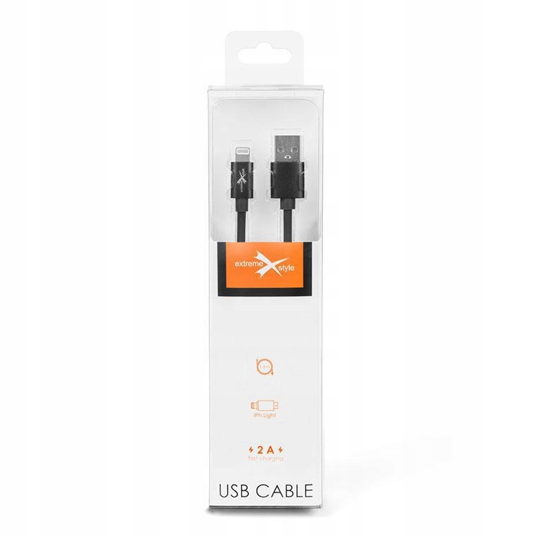 

Kabel silikonowy iPhone Lightning 1.5 m czarny