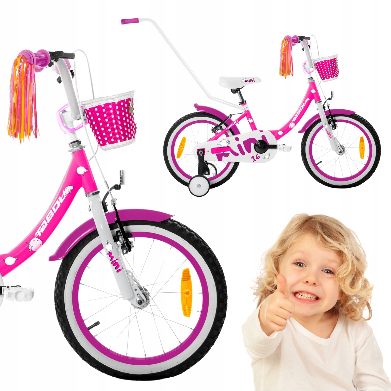 Dětské Kolo Tabou Mini 18PALCOVÉ Kolo Je Velmi Lehké Pro Dívku