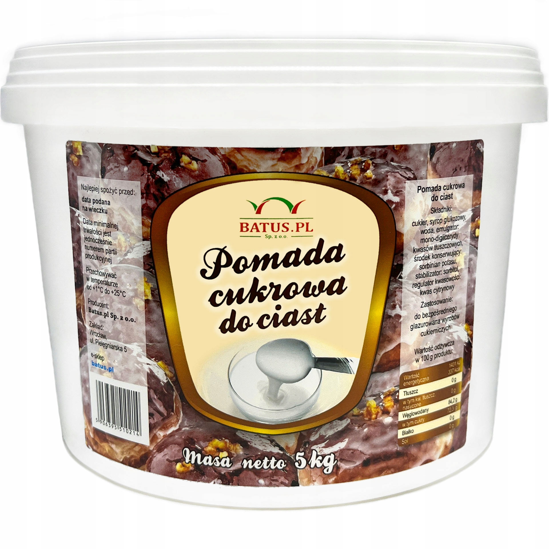 Pomada Cukrowa Do Ciast 5 kg