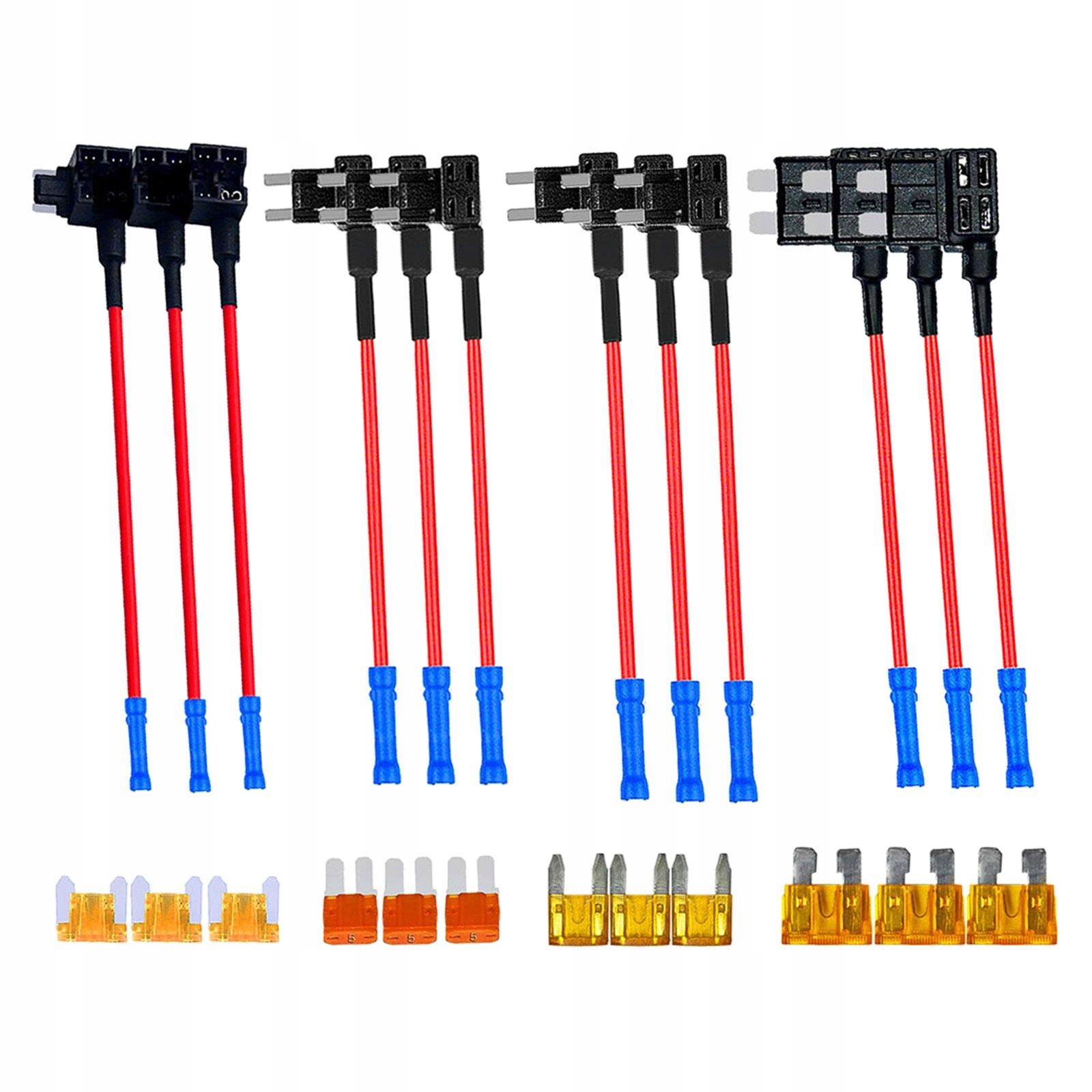 12x Zestaw przejściówek do bezpieczników samo Model 01