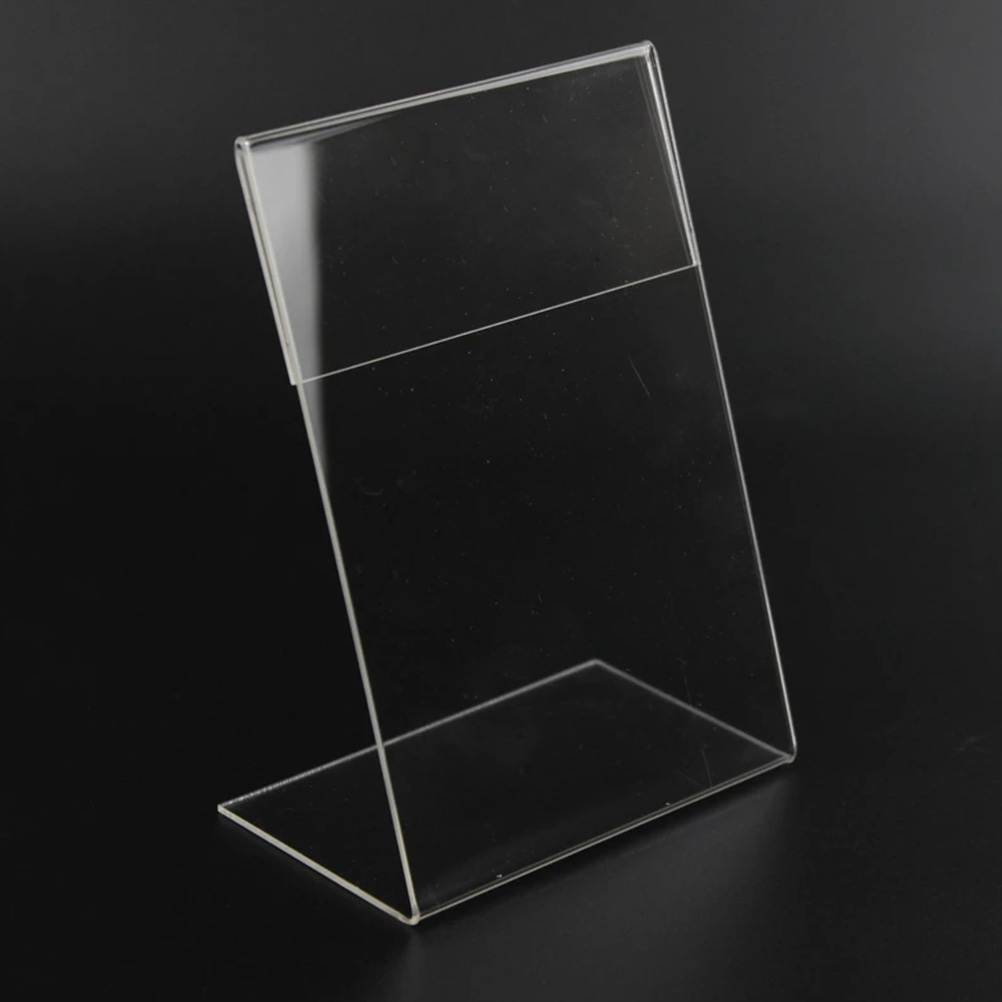 AKRYLOWA CENA SZKLANA RAMKA SKOŚNY UCHWYT NA ZNAK LLWL Stan opakowania oryginalne