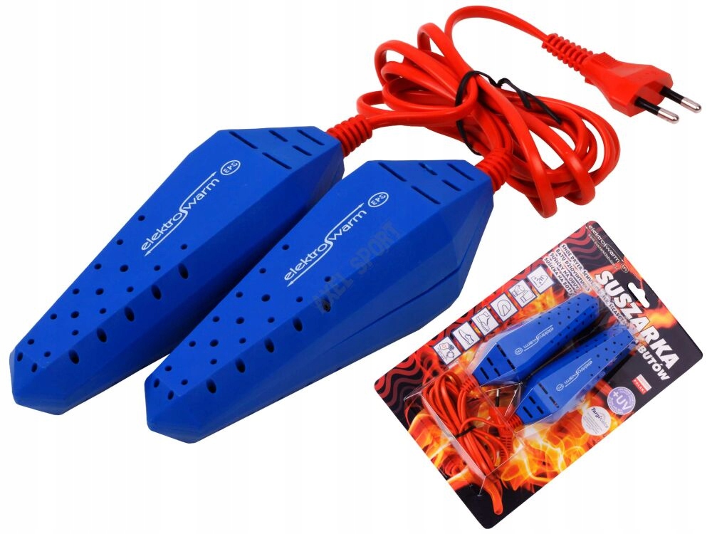 Suszarka do butów Elektrowarm z wentylatorem niebieska SB-6