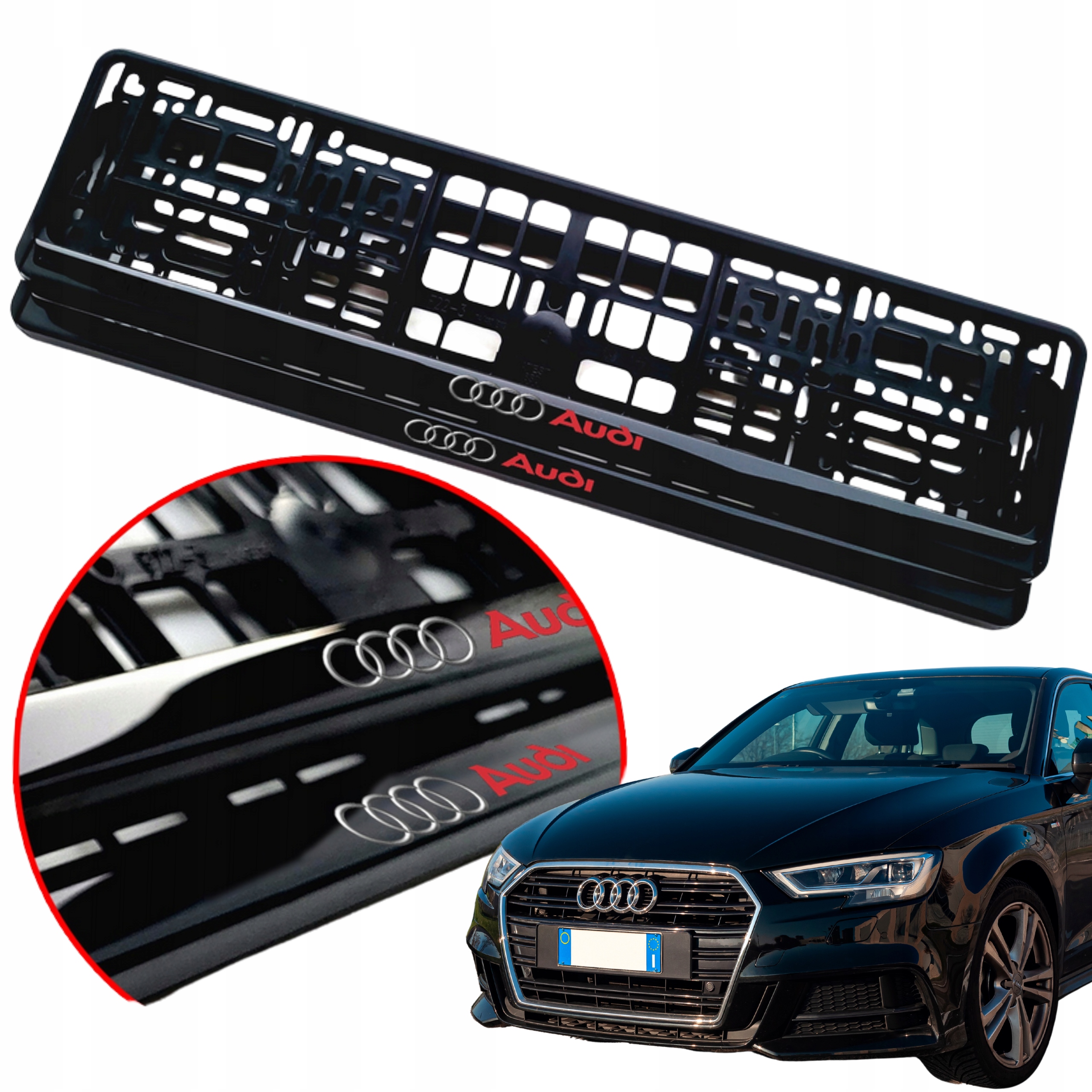 Ramka Tablicy Rejestracyjnej Audi Żelowe Ramki Na Tablicę Rejestracyjną 2 x