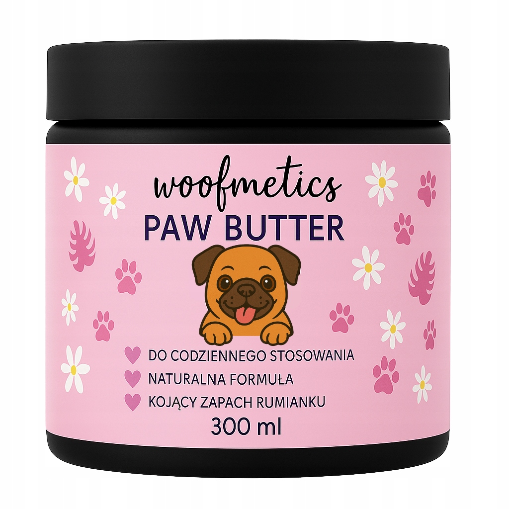 Woofmetics Balzám Máslo Krém na tlapky psa Heřmánek 300 ml Péče