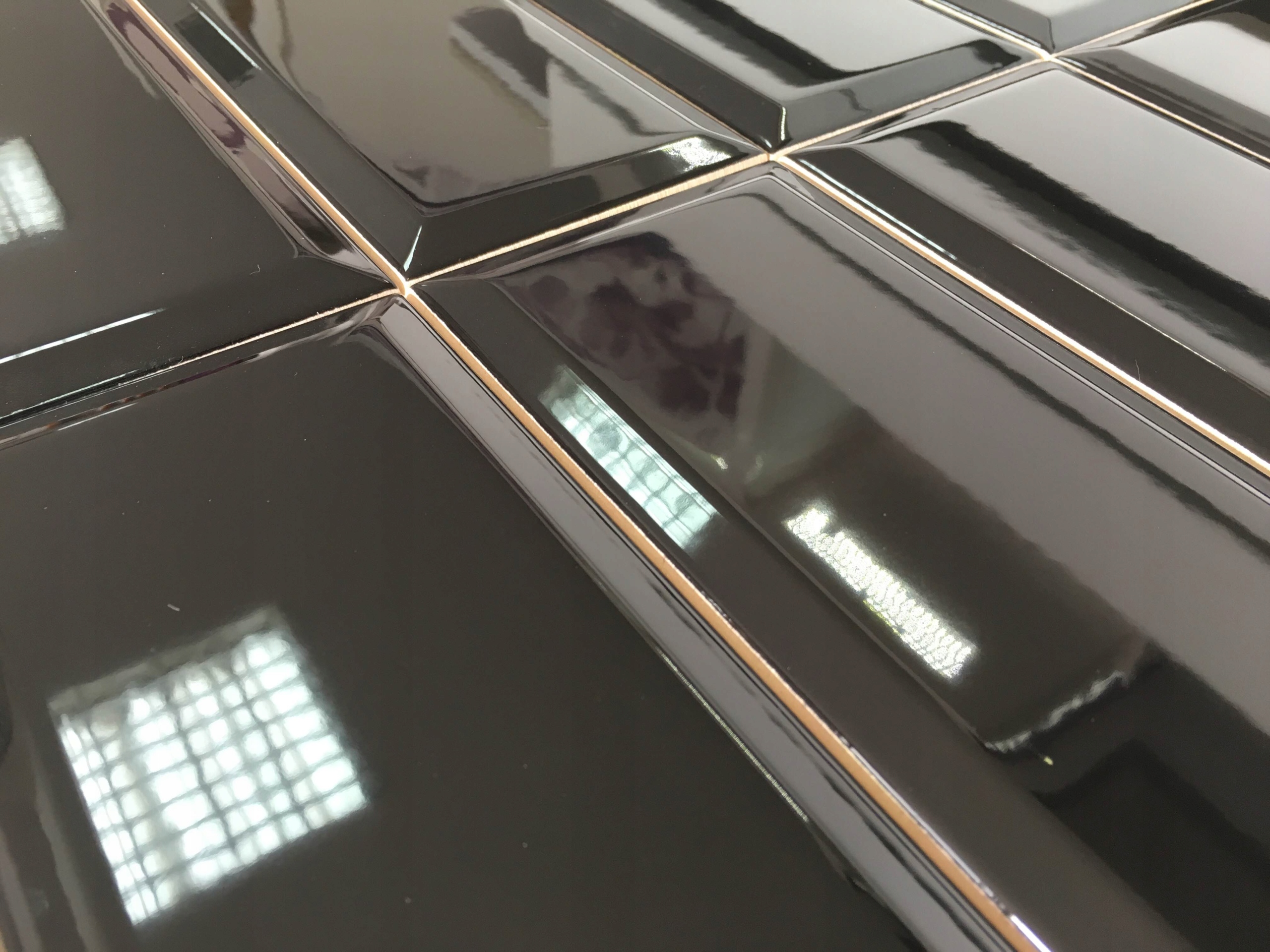 Płytki kafle Czarne Nero 10x20 ściana Tamoe Parady Kolekcja Tamoe