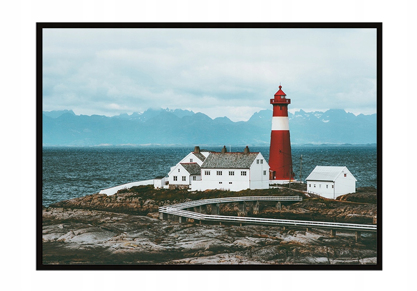 

Obraz Plakat W Ramie 53x73 cm Latarnia P829
