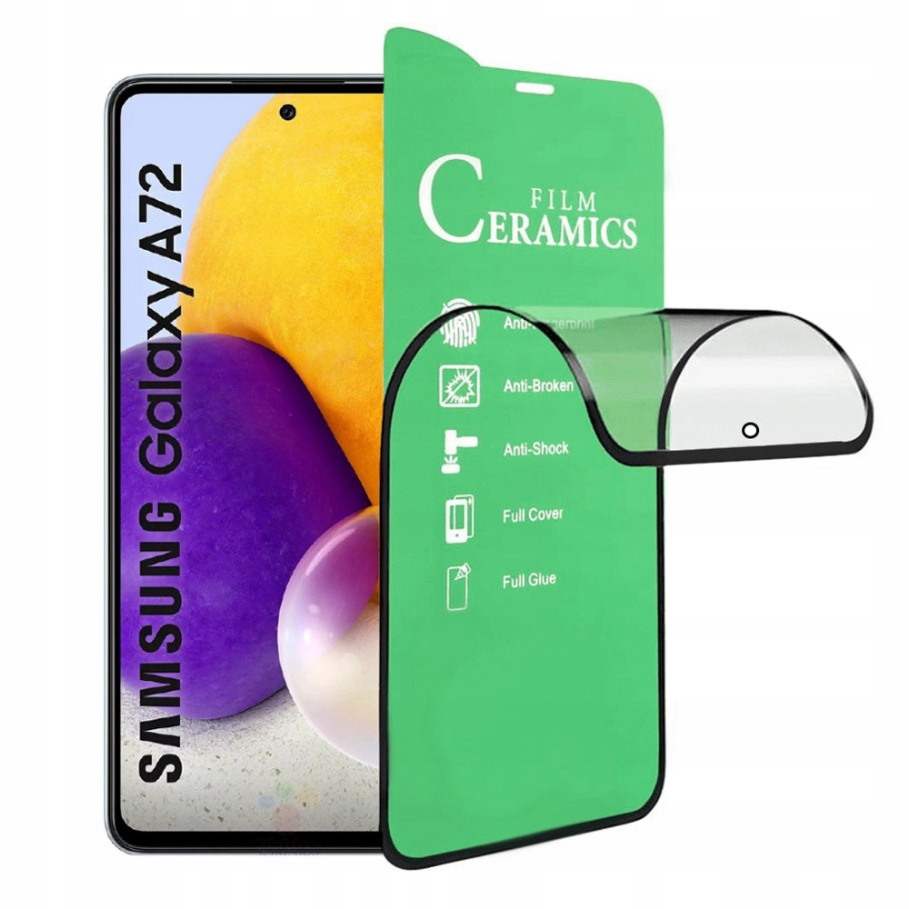 

Szkło Hybrydowe Full Glue do Samsung Galaxy A72 5G