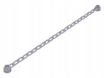 

Lego Łańcuch Długi 21 Jasny Szary 30104 5sztuk