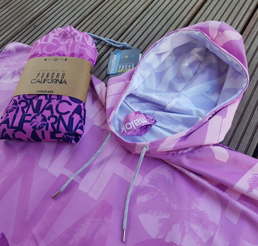 Poncho sup kite skim z kapturem plażowe surf towel Marka Malokee