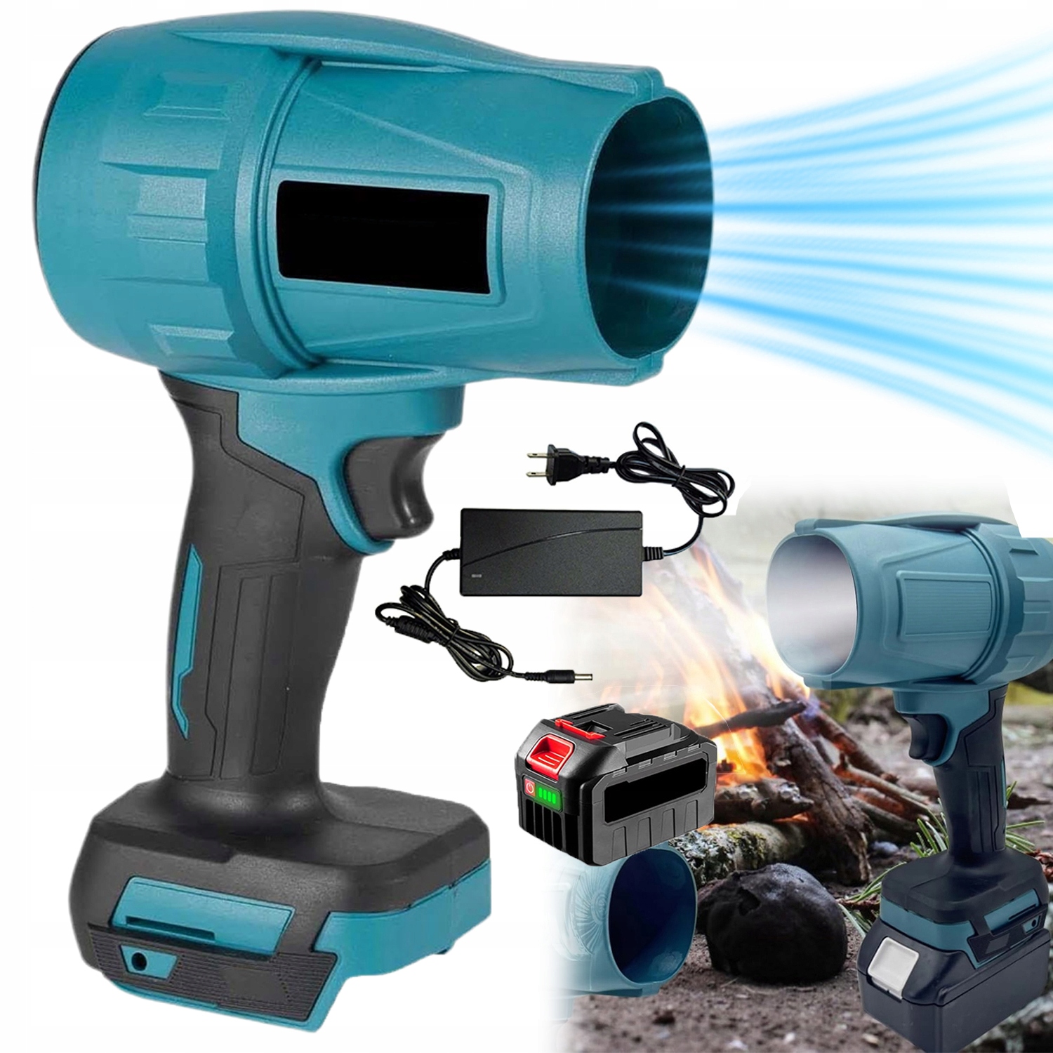 Foukač Turbo JetFan pro průmyslové částice a uhlíkové zbytky 2000 W