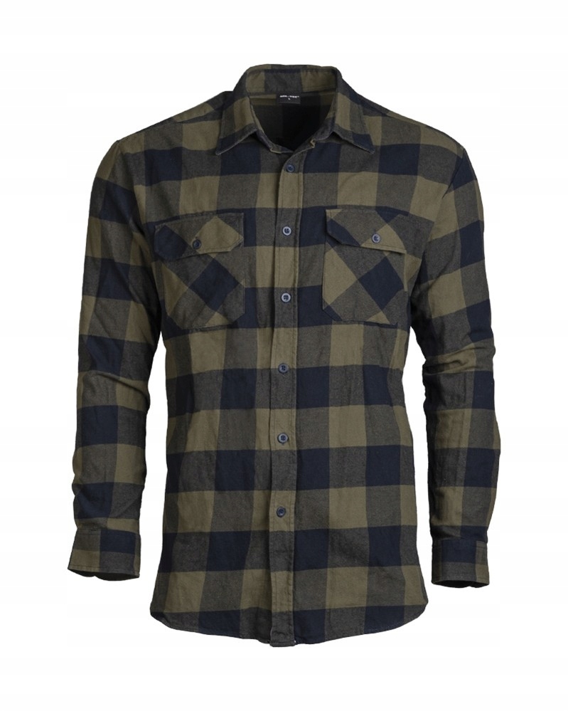 

Koszula Flanelowa Mil-Tec Czarna/Olive XL
