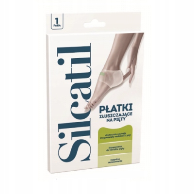 

Silcatil płatki złuszczające na pięty-1 para