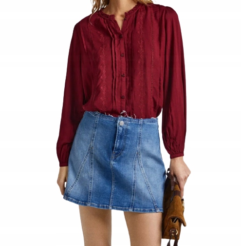 Bluzka Pepe Jeans Galena PL304612 299 Damska Haftowana S -40%