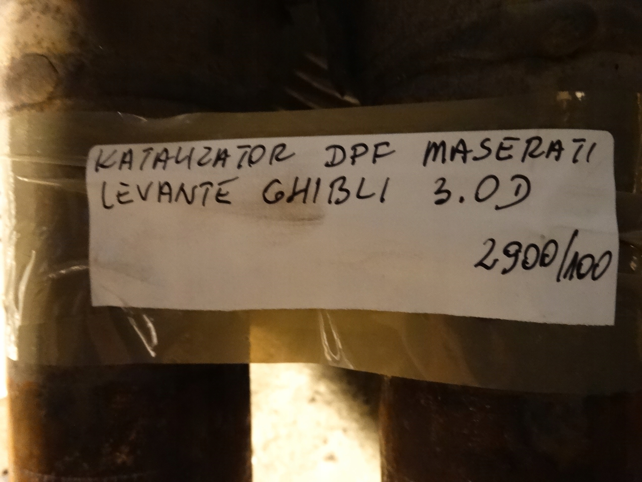 catalyst DPF MASERATI LEVANTE GHIBLI 3.0D 1