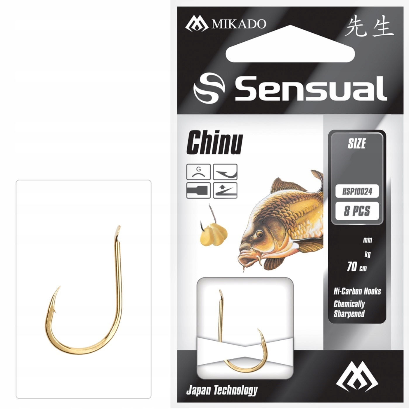 Gotowe Przypony Mikado Sensual Chinu nr 6 0.20mm