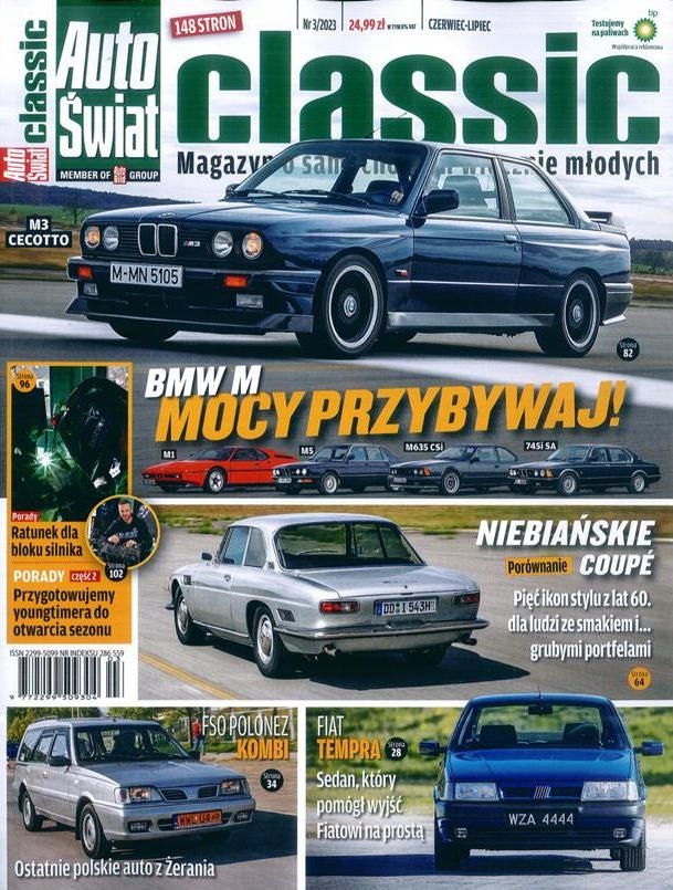 3/2023 Auto Świat CLASSIC BMW M MOCY PRZYBYWAJ!
