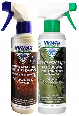 

Nikwax Zestaw Nubuk Welur i Żel do obuwia 300 ml
