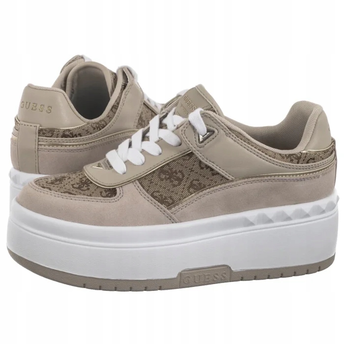 Dámské tenisky Platformy Guess Ridgee2 FLPR2D FAL12 Béžové
