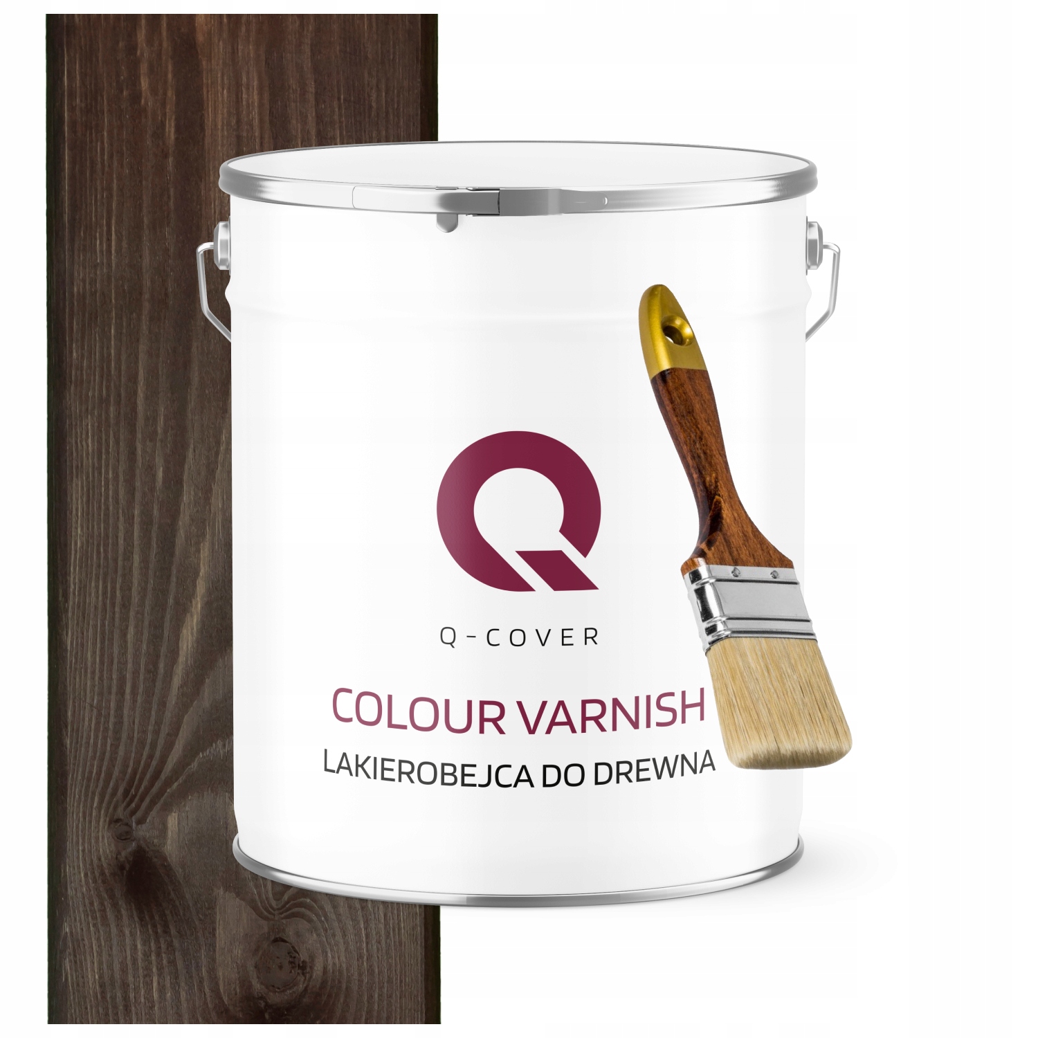 Lakovník Na Dřevěné Prvky Výkonný Palisandr Satén 5L Dárek