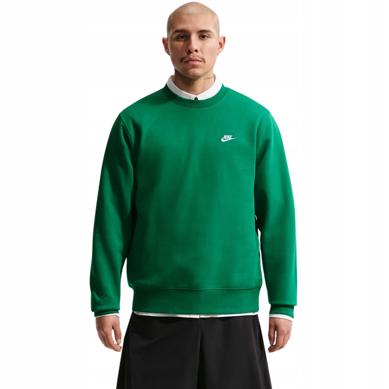 Pánská mikina Nike Club Bb zelená FN3886 365 S