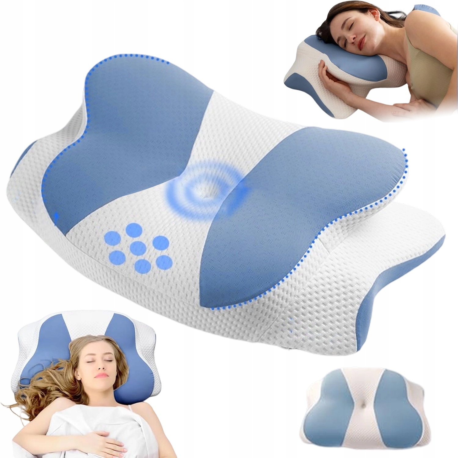 Poduszka Ortopedyczna Z Pianki Memory 66X40CM Ergonomiczna Konstrukcja