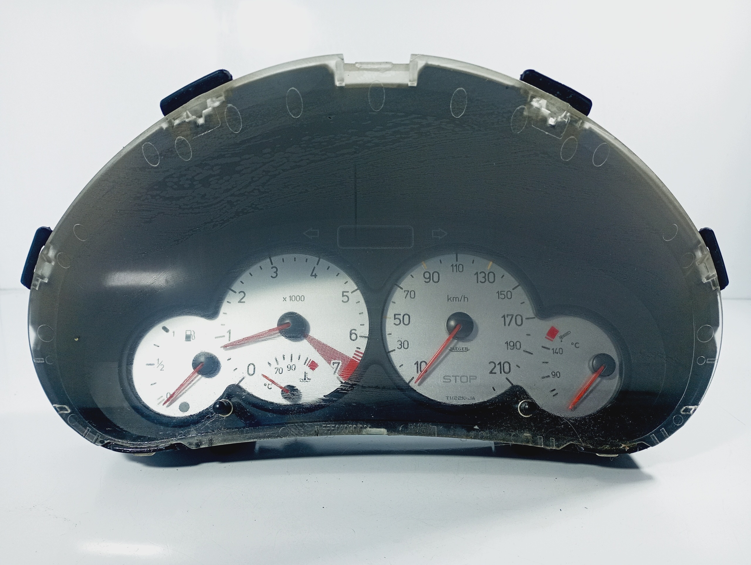 dials dials tachometer 244591 km OE 9648837180 Peugeot 206 CC 00-07