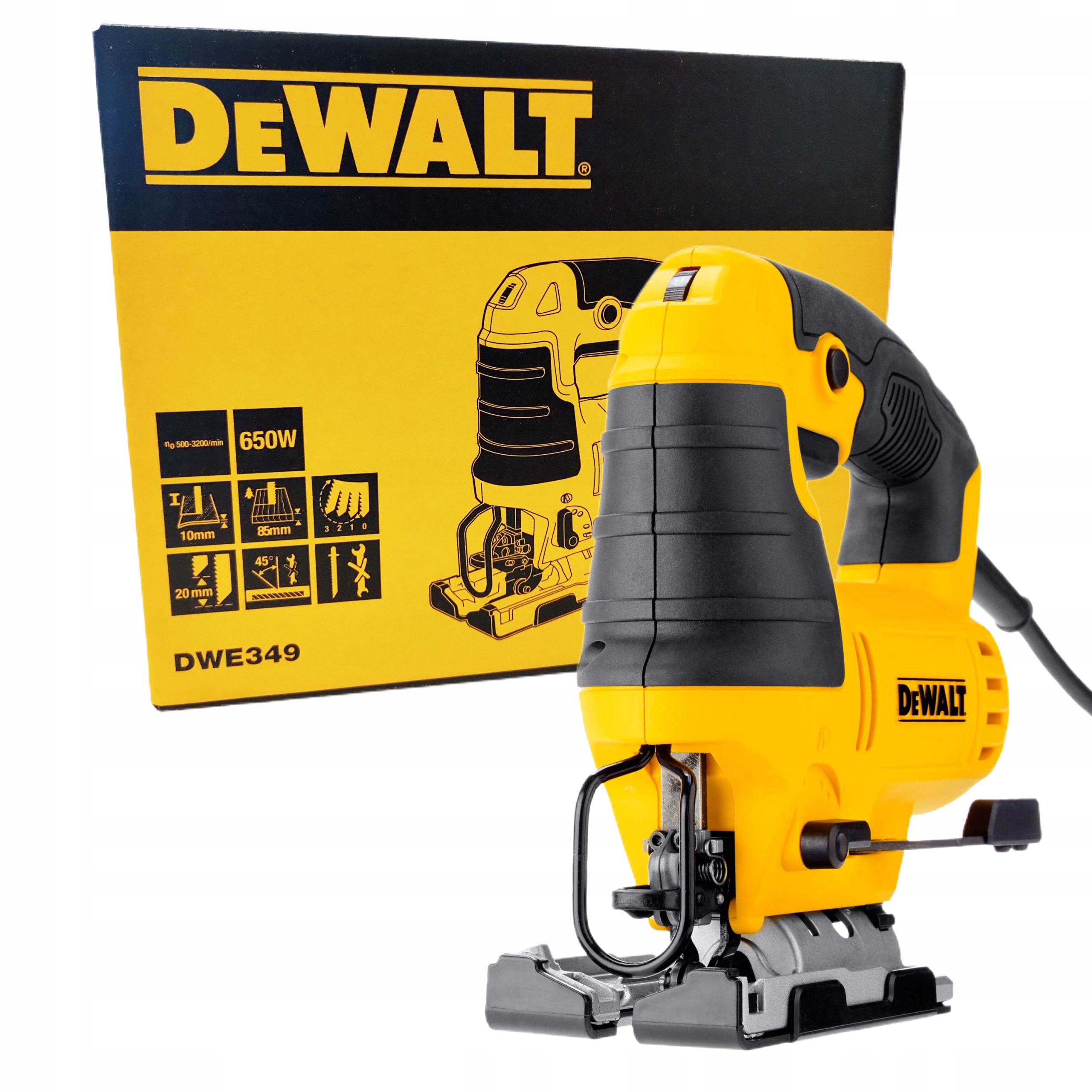 

Wyrzynarka 650W Typ T 6 Biegów DWE349 DeWALT