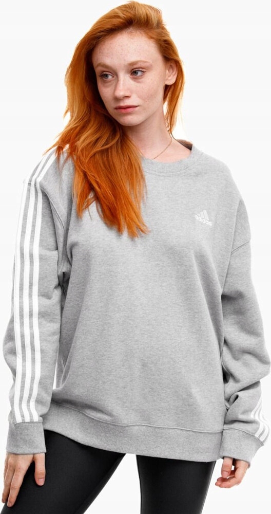 Mikina Adidas Essentials 3-STRIPES Šedá IC9905 vel. XL