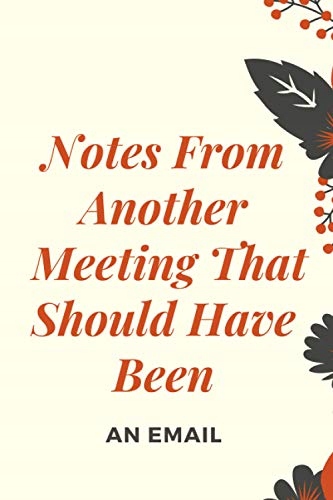 Published, Tarek Privacy Notes From Another Meeting That Should Have Been A