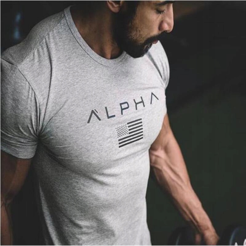 T-shirt ALPHA U.S. KOSZULKA MĘSKA SIŁOWNIA GYM M