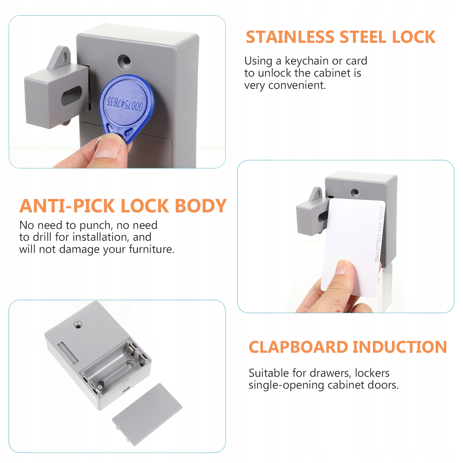 Invisible Sensor Lock Office Child Marka bez marki