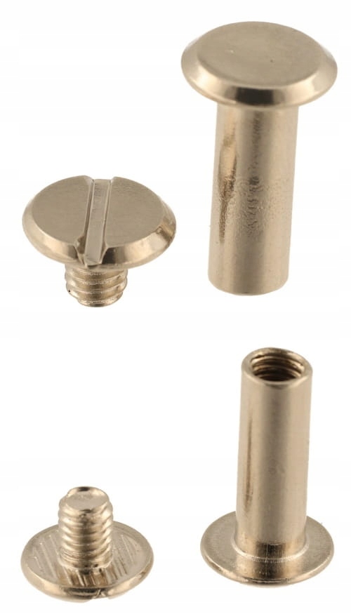 

Ćwieki 20mm Skręcane Śrubka Srebrny płaski 5szt