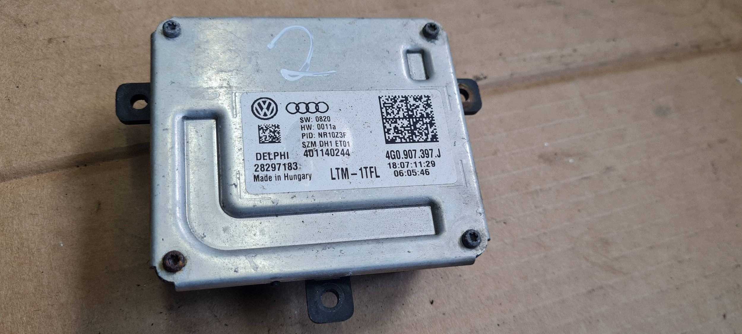 A7 4G module LED control unit lights XENON A6 C7 4G 4G0907397J