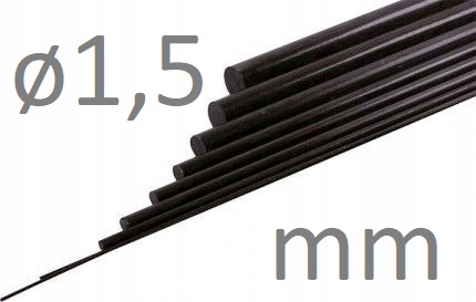 

Pręt węglowy 1,5mm x 1000mm