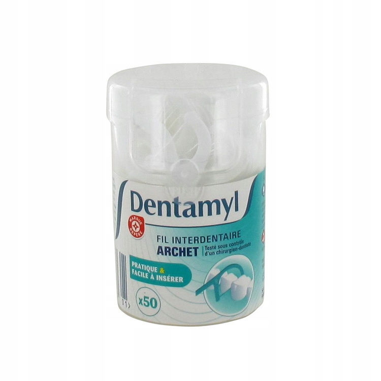 

Wykałaczki z nicią dentystyczną 50szt. Dentamyl