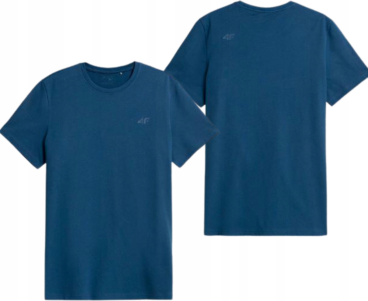

T-shirt męski bawełniany 4F TSM352 niebieski S