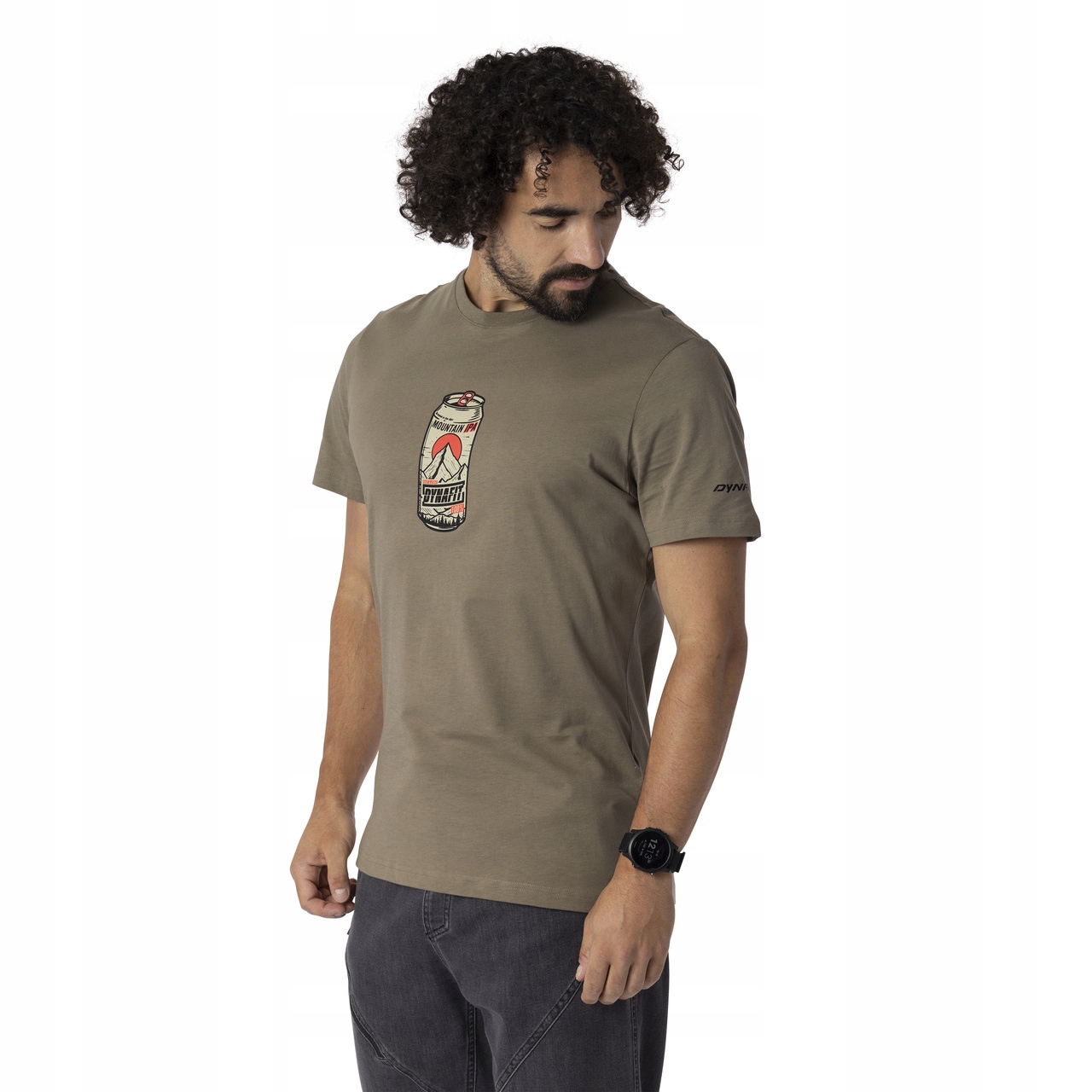 Pánské bavlněné Tričko Dynafit s grafikou 5492 Fallen Rock Beer Can S