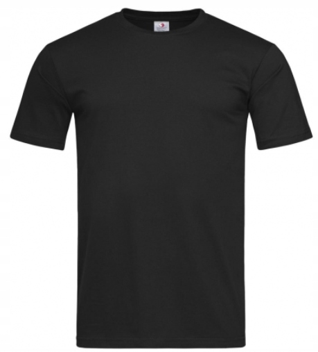 

T-shirt Koszulka męska dopasowana Stedman Black L