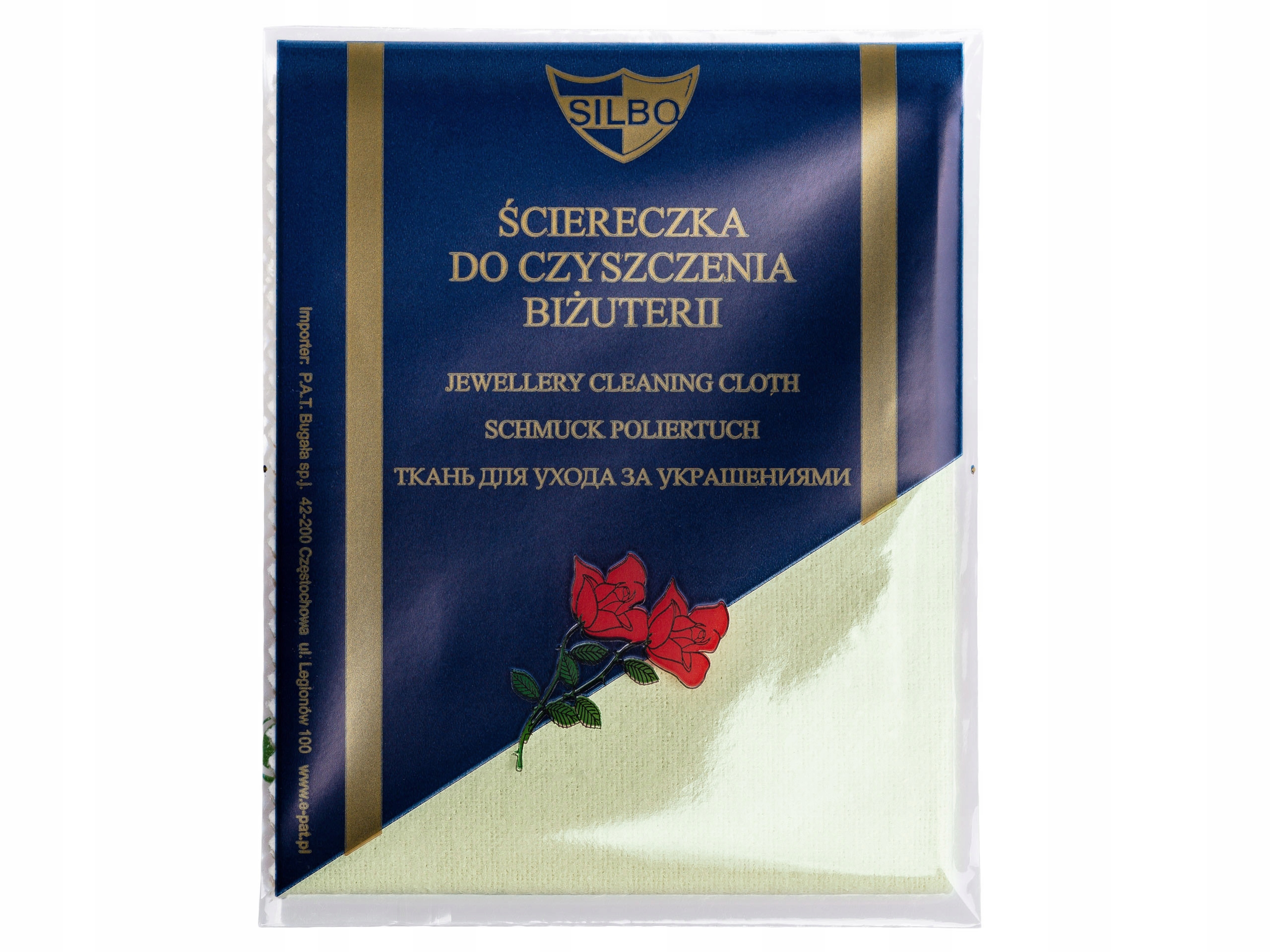 

Chusteczki ściereczki do czyszczenia Srebra Złota