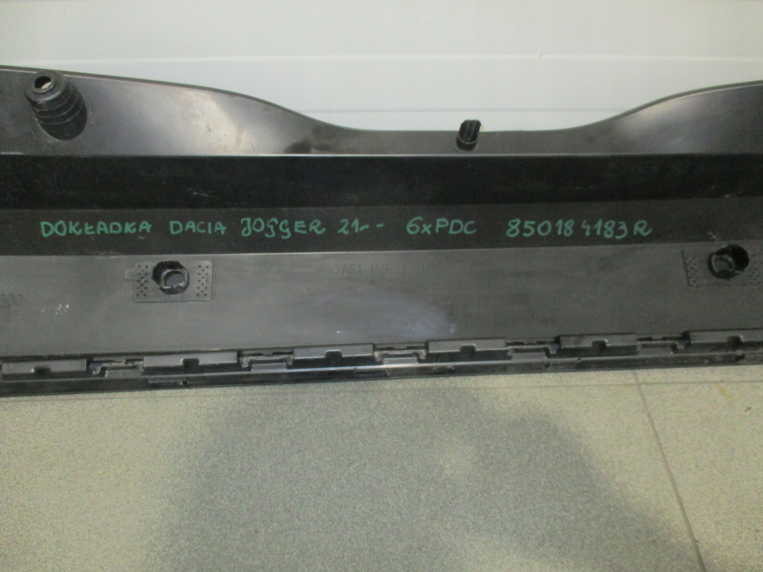 bumper rear part Dacia Jogger 21r- 6xPDC 850184183R