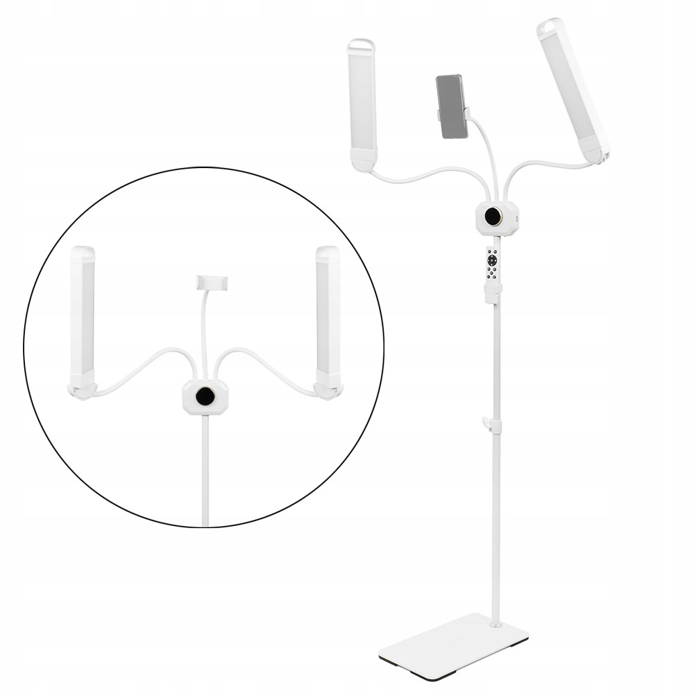 Lampa kosmetyczna Led Mitoya Lumera Bi-color na statywie [biała]