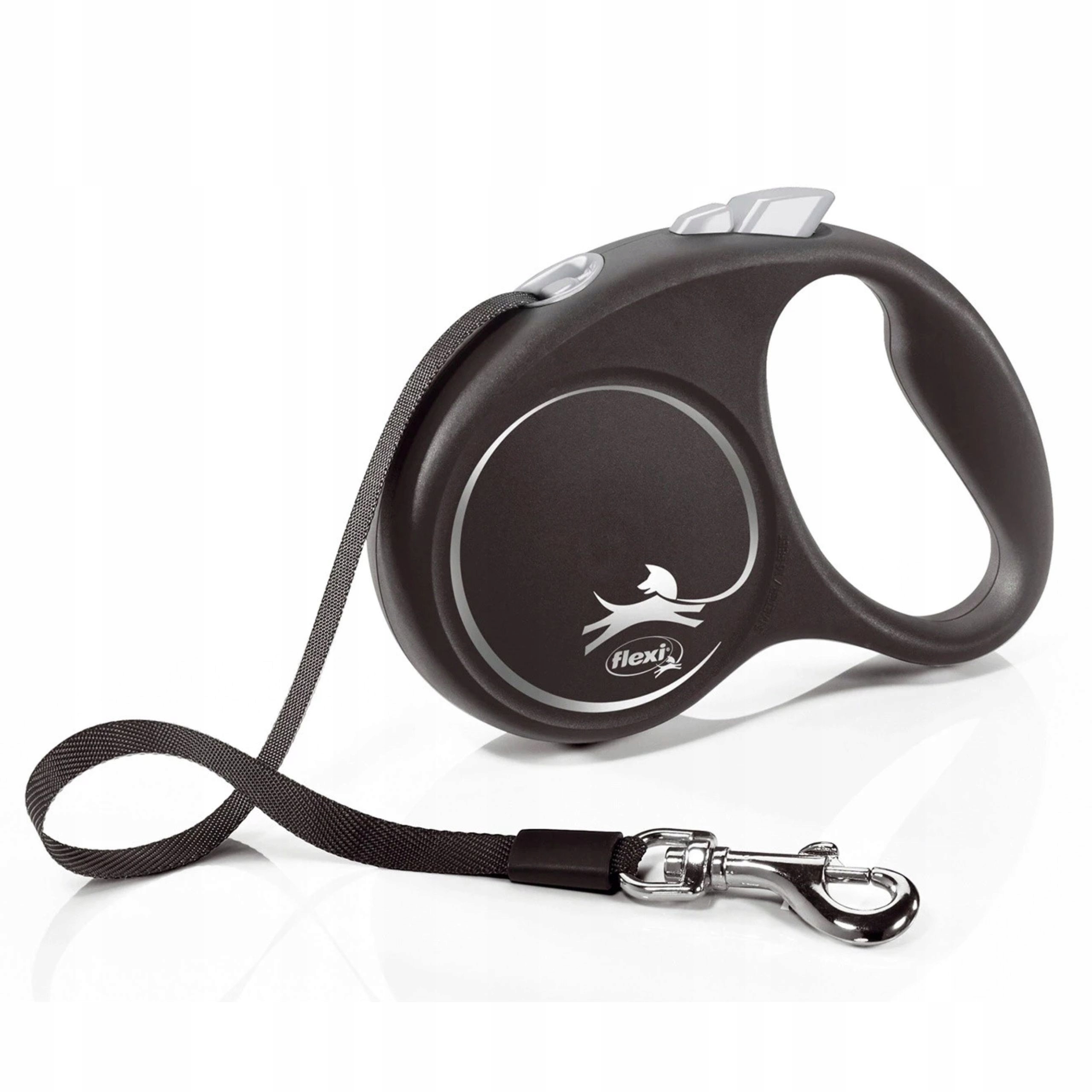 

Flexi New Classic Smycz taśma S 5m czarna FL-3228