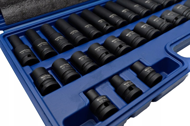 ZESTAW NASADEK NASADKI UDAROWE 1/2 35 SZT 8-32 MM ADLER Mocowanie 1/2