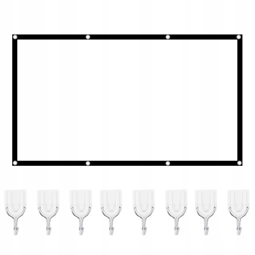 Projekční Plátno 120 Palců Přenosné 16:9 Pro Projektor,