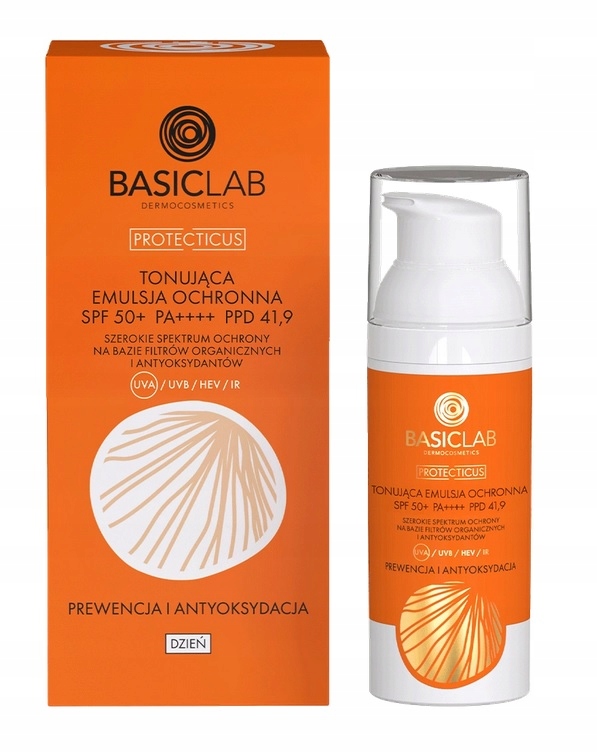 Basiclab Tonująca Emulsja Ochronna SPF50+ 50ML